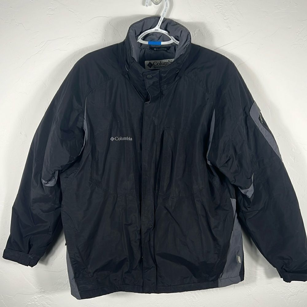 🔥🔥 COLUMBIA Thick Puffer Style Waterproof Winter Snow Jacket Coat - Men‎ Sz M